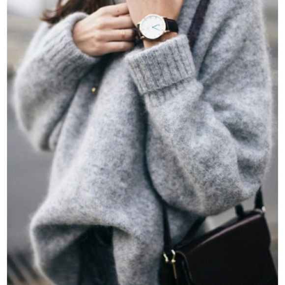 H&M Sweaters - H&M Gray Alpaca Blend Crewneck Sweater